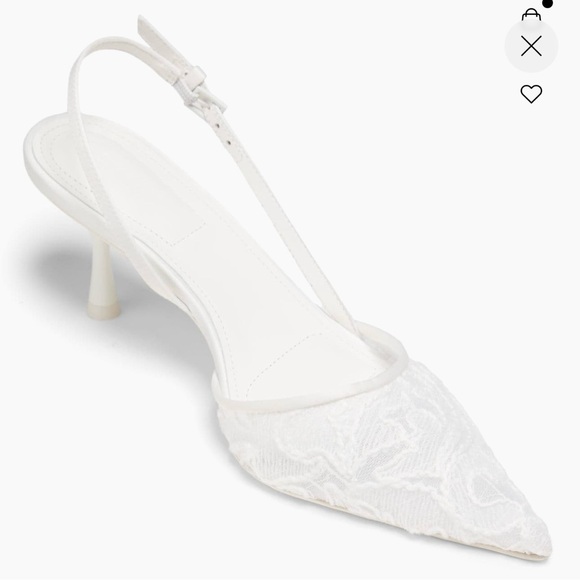 SIMKHAI Dylan Lace Slingback Pumps - Picture 2 of 4